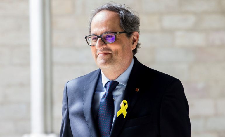 El presidente de la Generalitat, Quim Torra El presidente de la Generalitat, Quim Torra