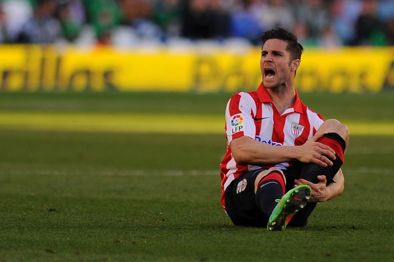 Kike Sola, en un partido con el Athletic en 2014. Kike Sola, en un partido con el Athletic en 2014.