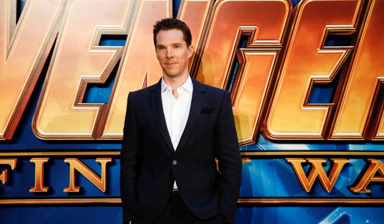 El actor Benedict Cumberbatch en la presentanción de la película de los Vengadores El actor Benedict Cumberbatch en la presentanción de la película de los Vengadores