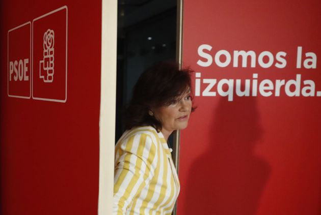 Carmen Calvo, vicepresidenta del Gobierno de Sánchez. Carmen Calvo, vicepresidenta del Gobierno de Sánchez.