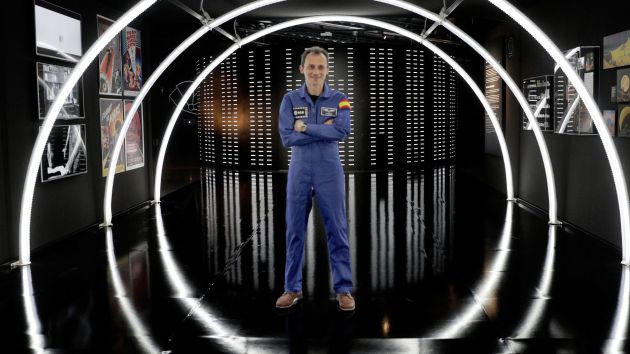 El astronauta Pedro Duque. El astronauta Pedro Duque.