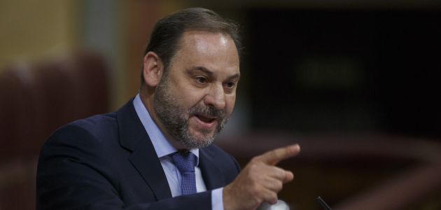 Jose Luis Abalos durante la moción de censura. Jose Luis Abalos durante la moción de censura.