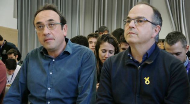 Josep Rull y Jordi Turull en una imagen de archivo Josep Rull y Jordi Turull en una imagen de archivo