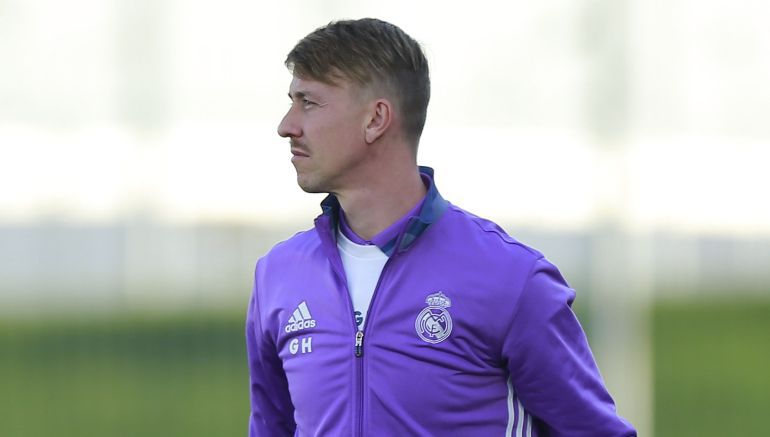 Guti durante un entrenamiento. Guti durante un entrenamiento.