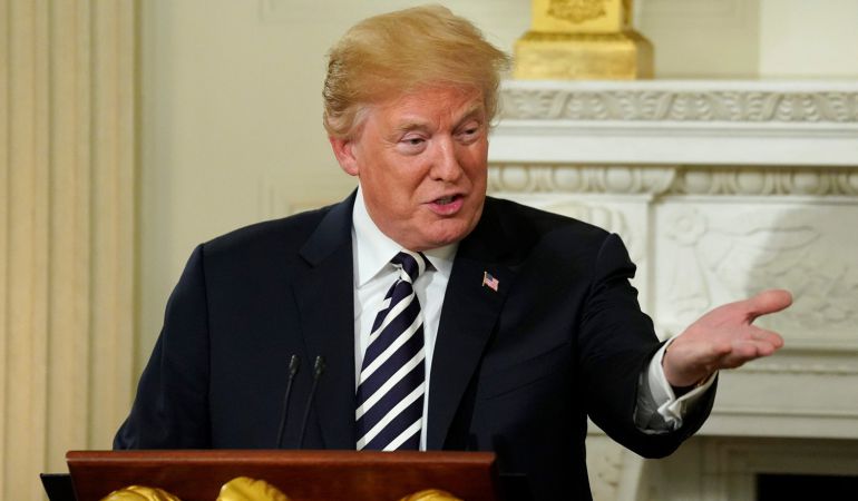 El presidente de EEUU, Donald Trump. El presidente de EEUU, Donald Trump.