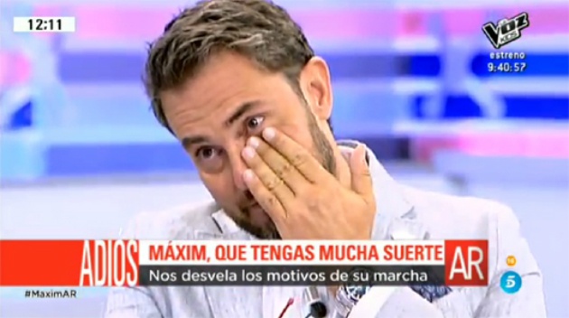 La despedida de Màxim en 'El programa de Ana Rosa' La despedida de Màxim en 'El programa de Ana Rosa'
