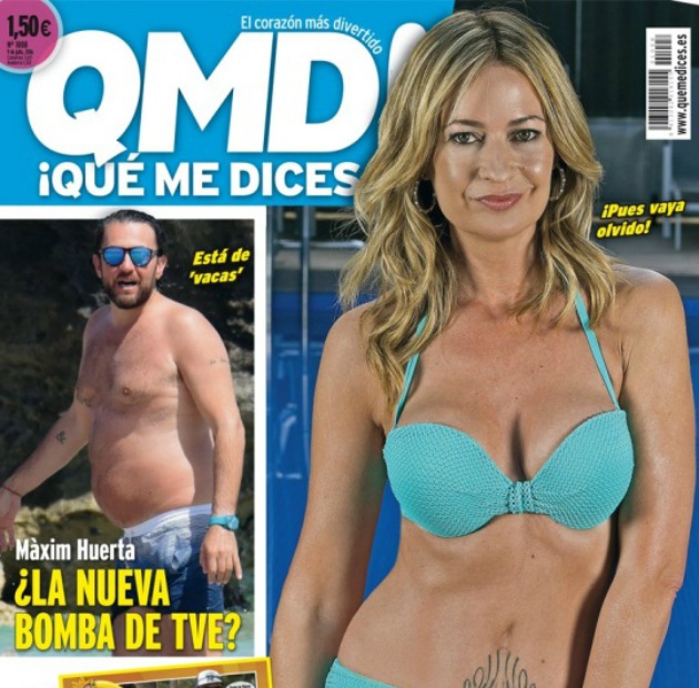 Màxim Huerta, portada del ¡Qué me dices! Màxim Huerta, portada del ¡Qué me dices!