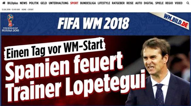 El caos en la Selección en la portada de Bild El caos en la Selección en la portada de Bild