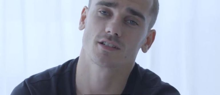Primer plano de Antoine Griezmann Primer plano de Antoine Griezmann