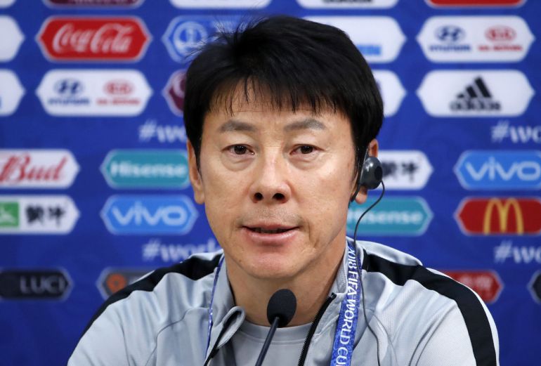 Shin Taeyong, entrenador de Corea del Sur Shin Taeyong, entrenador de Corea del Sur