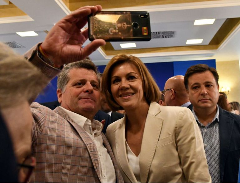 La foto ha sido enviada por el equipo de prensa de la candidata a presidir el PP. La foto ha sido enviada por el equipo de prensa de la candidata a presidir el PP.