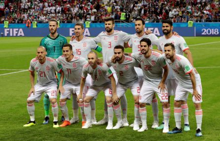 El once de España, con Carvajal y Lucas como novedades. El once de España, con Carvajal y Lucas como novedades.