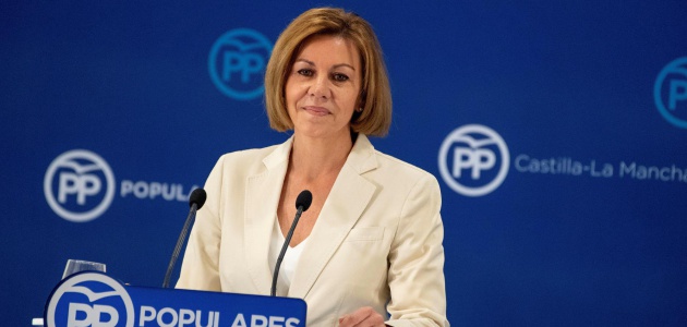 La secretaria general del PP y presidenta del partido en Castilla-La Mancha, María Dolores de Cospedal