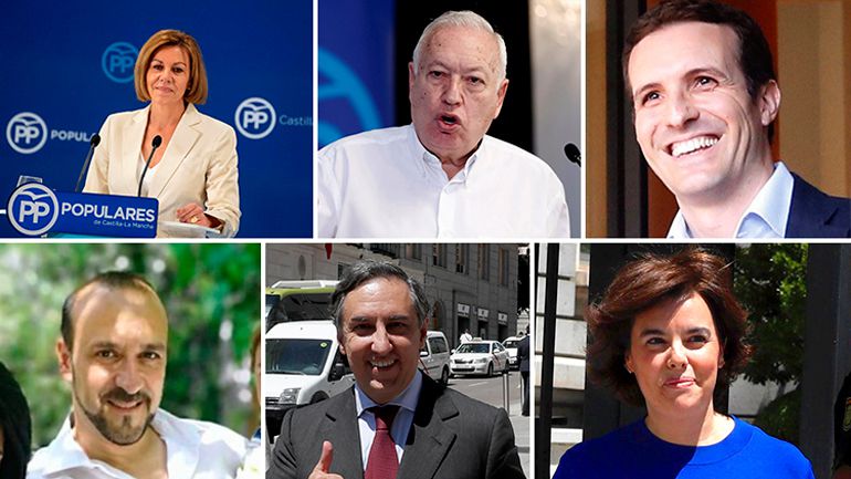 Estos son los seis candidatos que aspiran a la presidencia del Partido Popular Estos son los seis candidatos que aspiran a la presidencia del Partido Popular