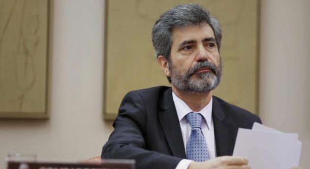 Lesmes en una comparecencia en el Congreso a finales de 2015 Lesmes en una comparecencia en el Congreso a finales de 2015