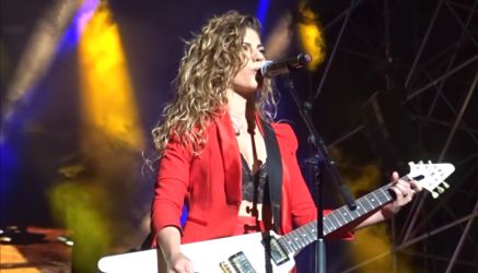 El aplaudido mensaje feminista de Miriam en el concierto de OT en Pamplona