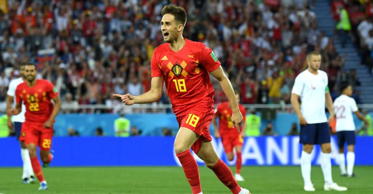 Adnan Januzaj celebra su gol ante Inglaterra Adnan Januzaj celebra su gol ante Inglaterra