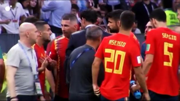 Koke habla con Ramos y Costa Koke habla con Ramos y Costa