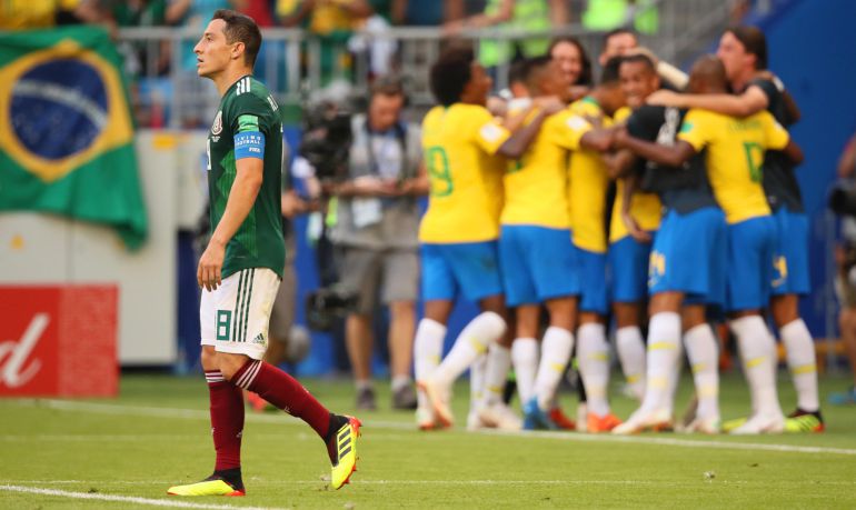 Victoria de Brasil frente a México a octavos de final Victoria de Brasil frente a México a octavos de final