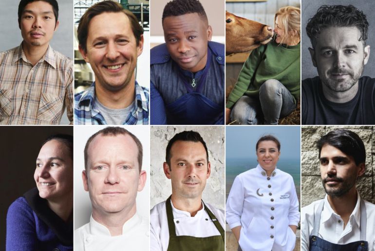 Los 10 nominados al Basque Culinary World Prize 2018. Los 10 nominados al Basque Culinary World Prize 2018.