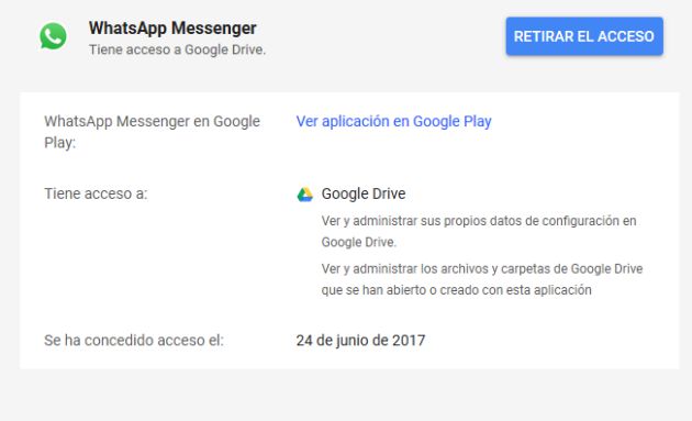 La ventana te mostrará los datos de la aplicación. La ventana te mostrará los datos de la aplicación.