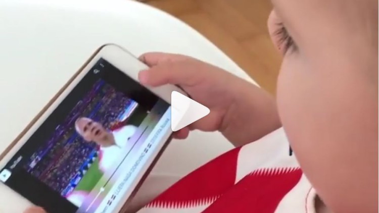 El vídeo del bebé del croata Lovren que hará que se te caiga la baba
