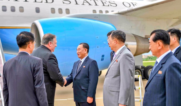 Mike Pompeo en Corea del Norte Mike Pompeo en Corea del Norte