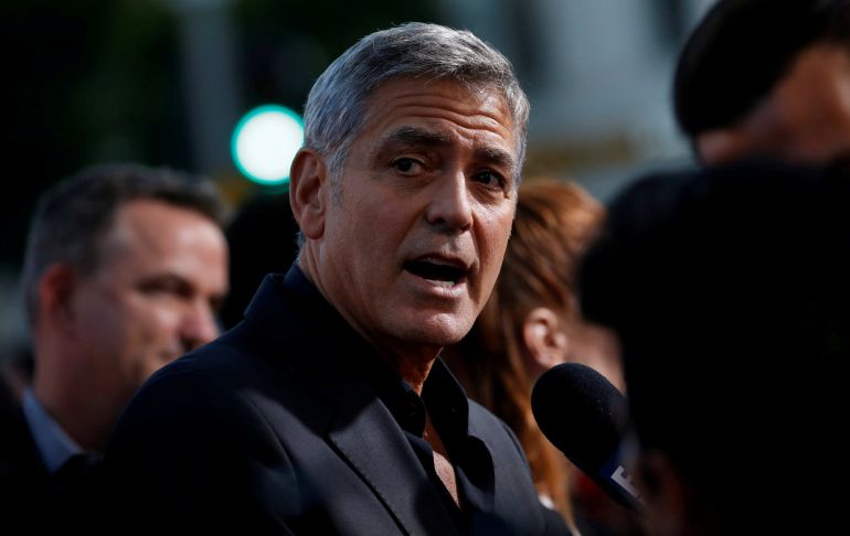 George Clooney, herido tras sufrir un accidente de moto en Cerdeña