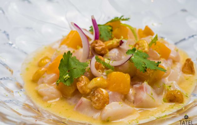 Ceviche de lubina salvaje. Ceviche de lubina salvaje.