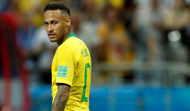 Neymar, en el Mundial de Rusia. Neymar, en el Mundial de Rusia.