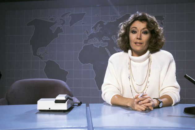 Rosa María Mateo, en su época en el Telediario. Rosa María Mateo, en su época en el Telediario.