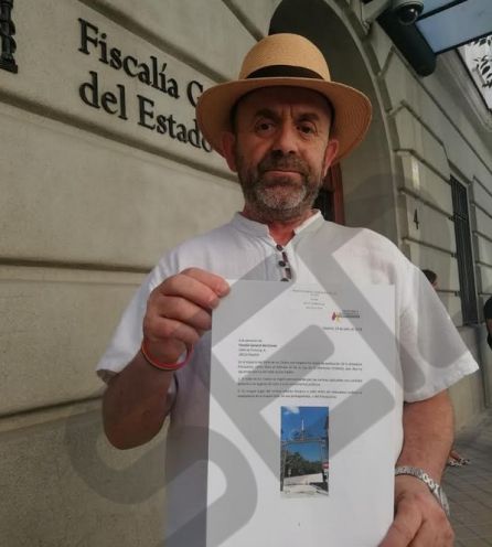 La denuncia en la Fiscalía General del Estado La denuncia en la Fiscalía General del Estado