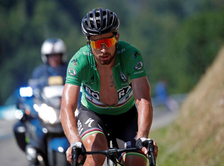 Peter Sagan, durante la presente edición del Tour de Francia Peter Sagan, durante la presente edición del Tour de Francia