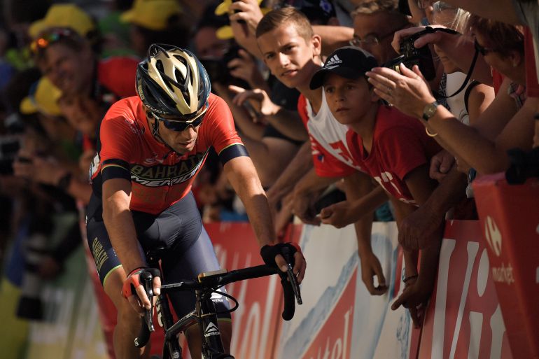 Nibali en la duodécima etapa del Tour Nibali en la duodécima etapa del Tour
