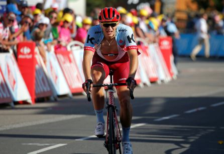 Kittel llega exhausto a meta Kittel llega exhausto a meta
