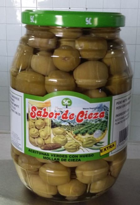 Tarro de oliva mollar. Tarro de oliva mollar.