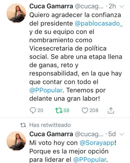 Cuca Gamarra, sobre el fracaso de la votación del techo de gasto: "Refleja la fragilidad del Gobierno de Sánchez" Cuca Gamarra, sobre el fracaso de la votación del techo de gasto: "Refleja la fragilidad del Gobierno de Sánchez"