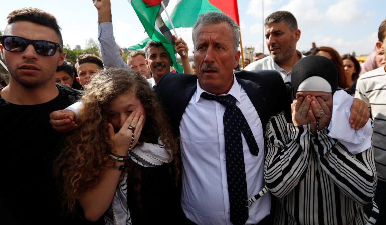 Israel libera a la adolescente icono de la resistencia palestina Israel libera a la adolescente icono de la resistencia palestina