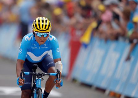 Quintana, durante el Tour Quintana, durante el Tour