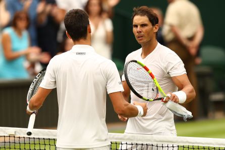 Nadal y Djokovic jugaron un emocionante partido en Wimbledon que se llevó el balcánico Nadal y Djokovic jugaron un emocionante partido en Wimbledon que se llevó el balcánico