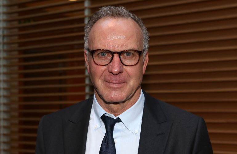Rummenigge, antes de una conferencia Rummenigge, antes de una conferencia