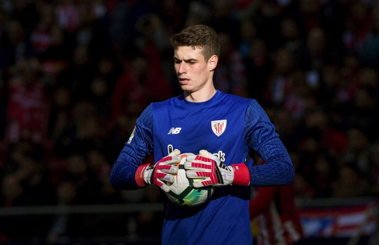 Kepa, durante un partido con el Athletic Kepa, durante un partido con el Athletic