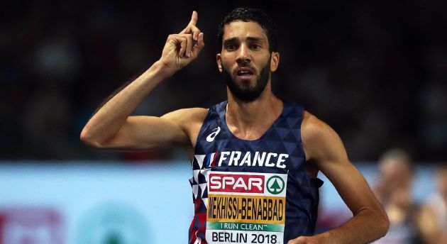 Mekhissi-Benabbad al ganar el oro en los obstáculos Mekhissi-Benabbad al ganar el oro en los obstáculos