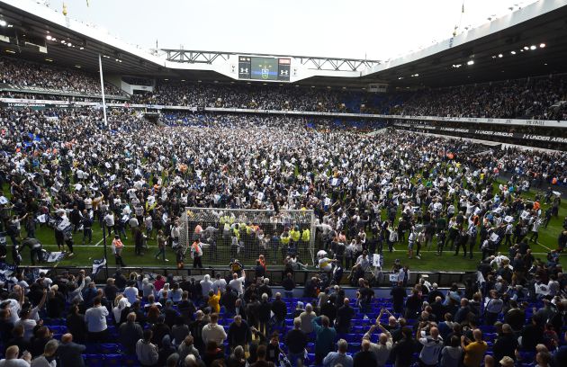 White Hart Lane en mayo de 2017 tra sun partido de Premier contra el United White Hart Lane en mayo de 2017 tra sun partido de Premier contra el United