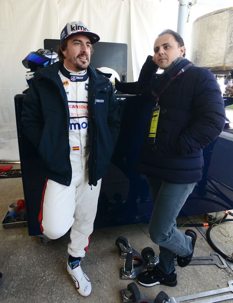 Alonso y Massa, este enero, en Daytona Alonso y Massa, este enero, en Daytona