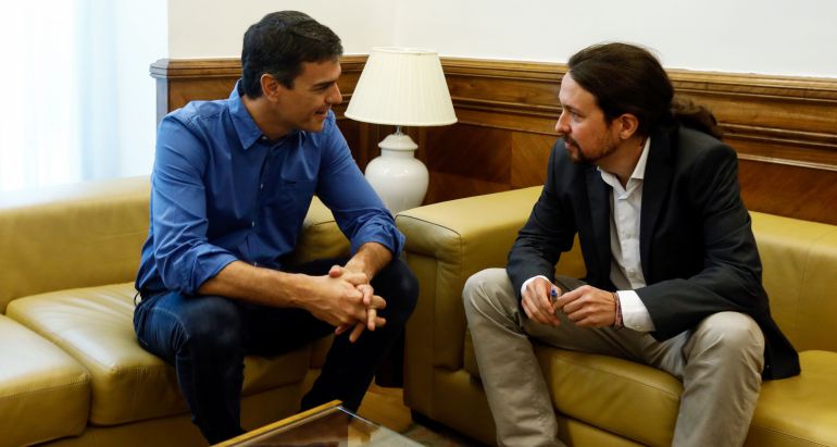 Pedro Sánchez y Pablo Iglesias Pedro Sánchez y Pablo Iglesias