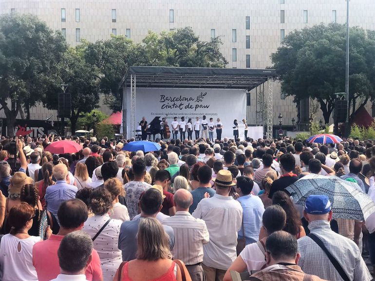 Acto del I aniversario de los atentados yihadistas en Catalunya. Acto del I aniversario de los atentados yihadistas en Catalunya.