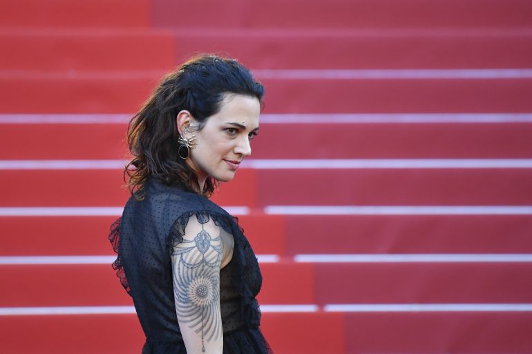 La actriz y directora Asia Argento en la alfombra roja. La actriz y directora Asia Argento en la alfombra roja.