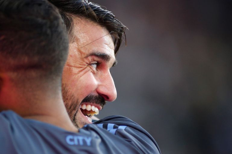 Villa, muy sonriente Villa, muy sonriente
