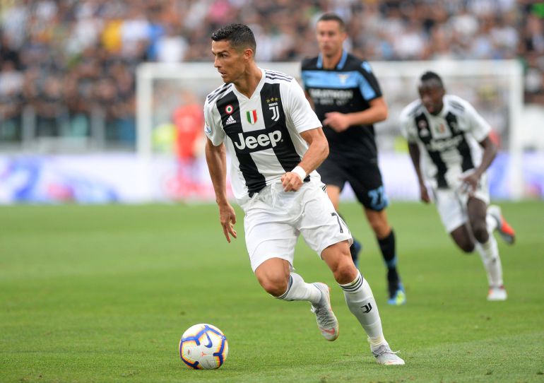 Ronaldo, en una acción del partido contra la Lazio Ronaldo, en una acción del partido contra la Lazio